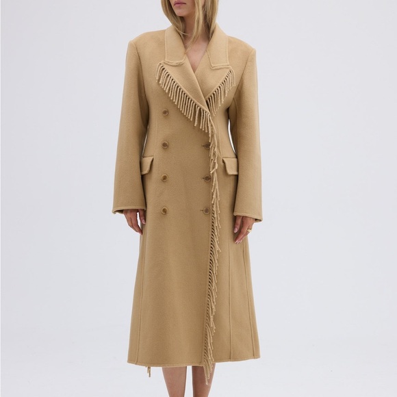 BNWT Kate Fringe Coat - Camel XS (Sold Out) - Picture 3 of 8